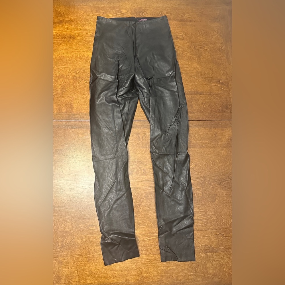 Commando Black Faux Leather Leggings